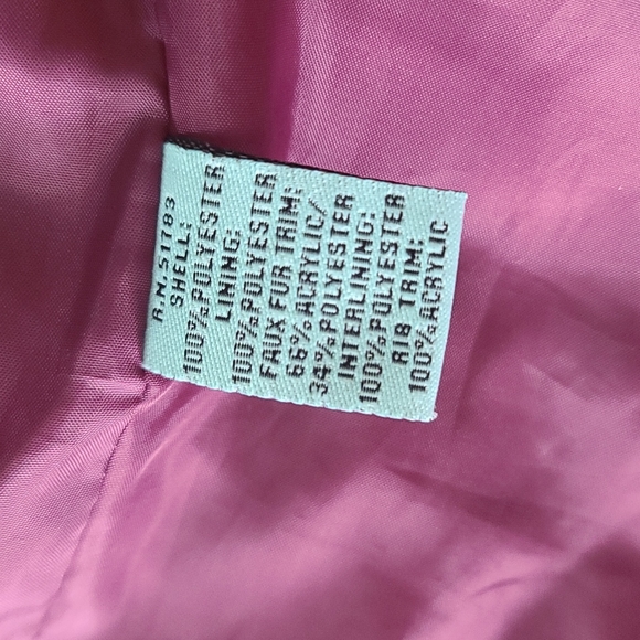 Sleeveless puffer vest Burgandy medium - Picture 7 of 8